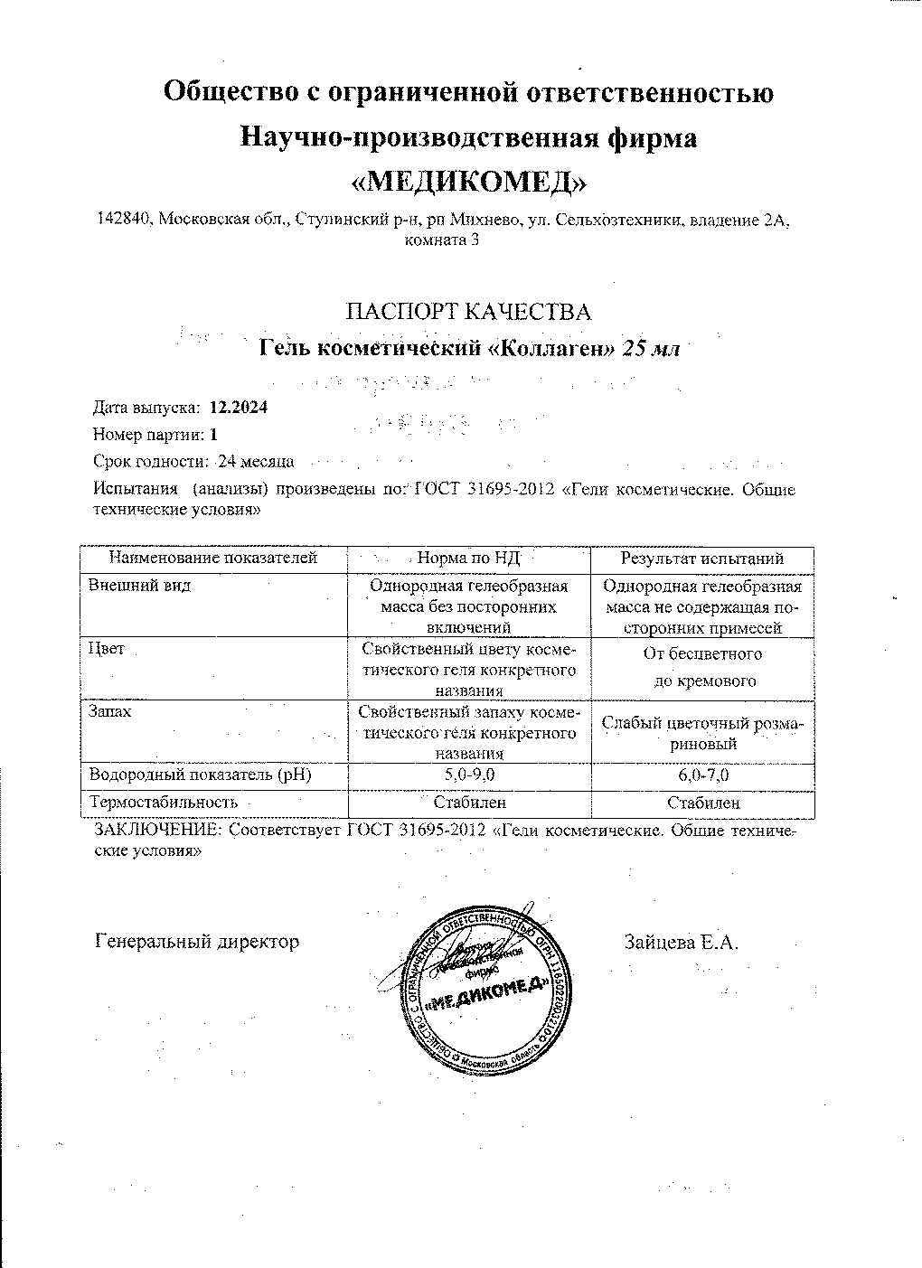 Паспорт №122024